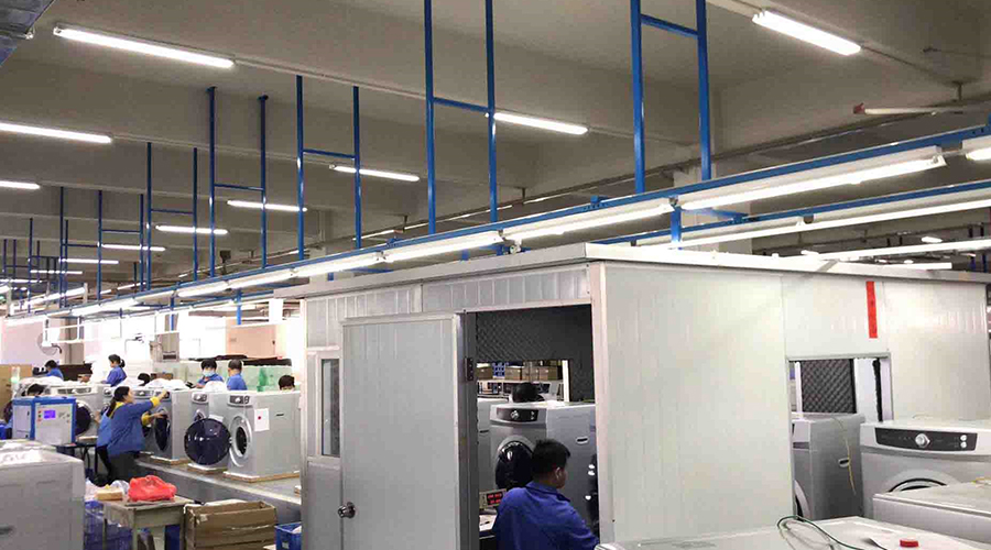 金環(huán)電器如何保證客戶收到的滾筒干衣機運行時無異響？