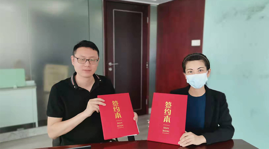 祝賀！金環(huán)電器與寧波某品牌電商客戶再次合作，簽約成功！